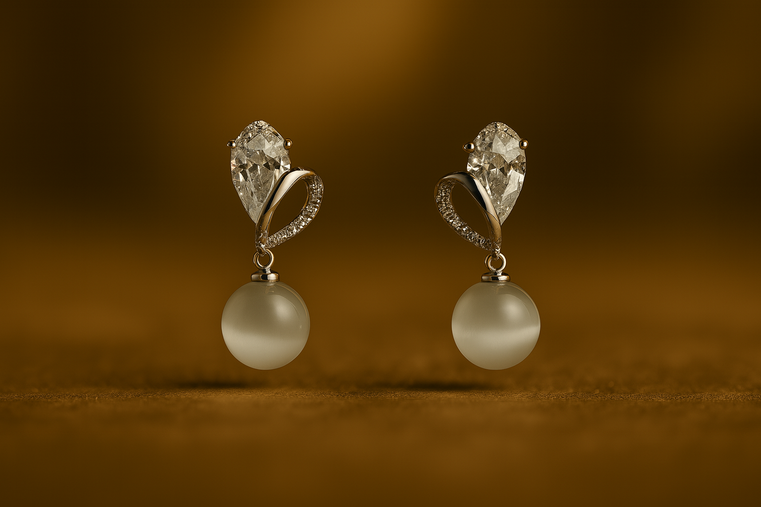 Marquise Pearl Drop