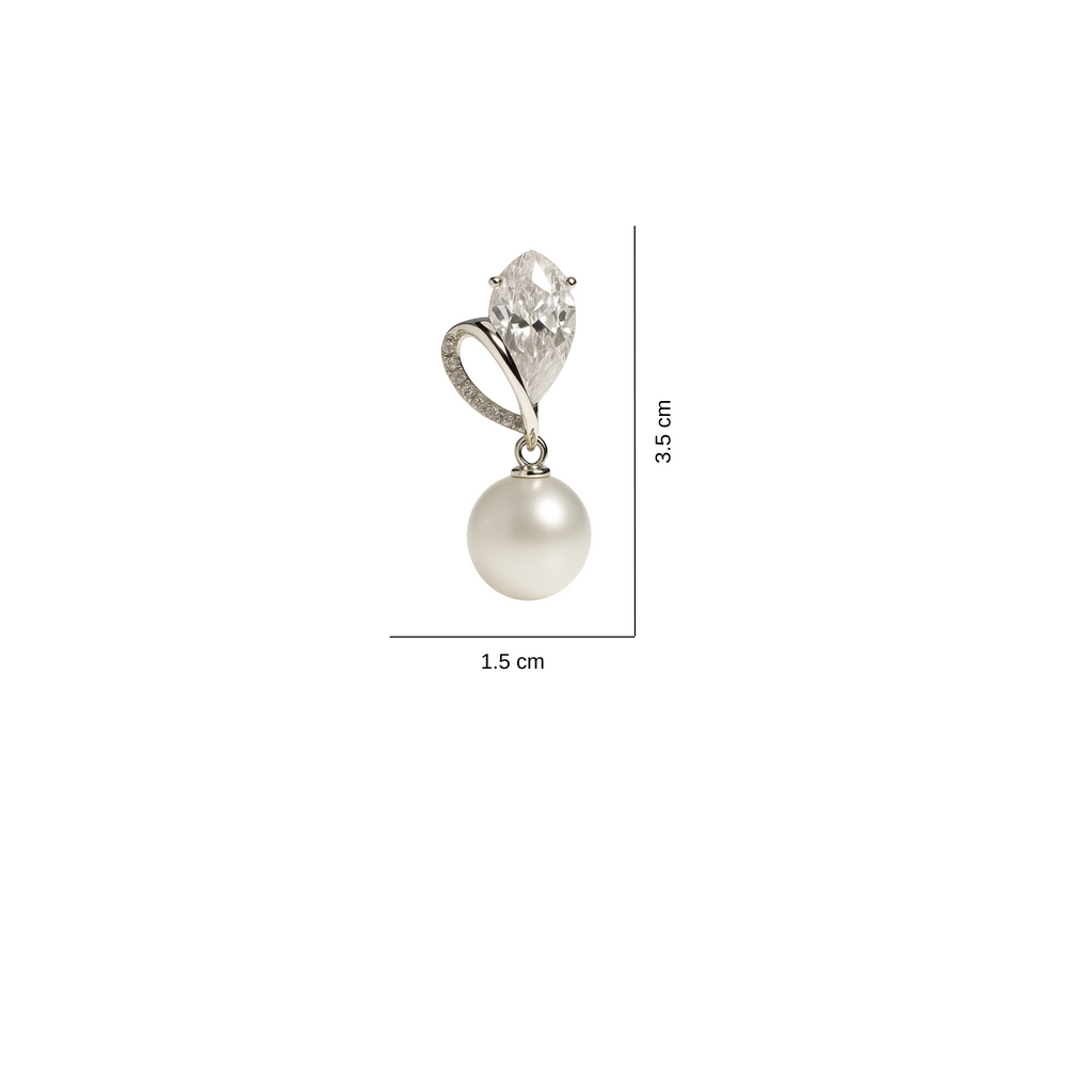 Marquise Pearl Drop