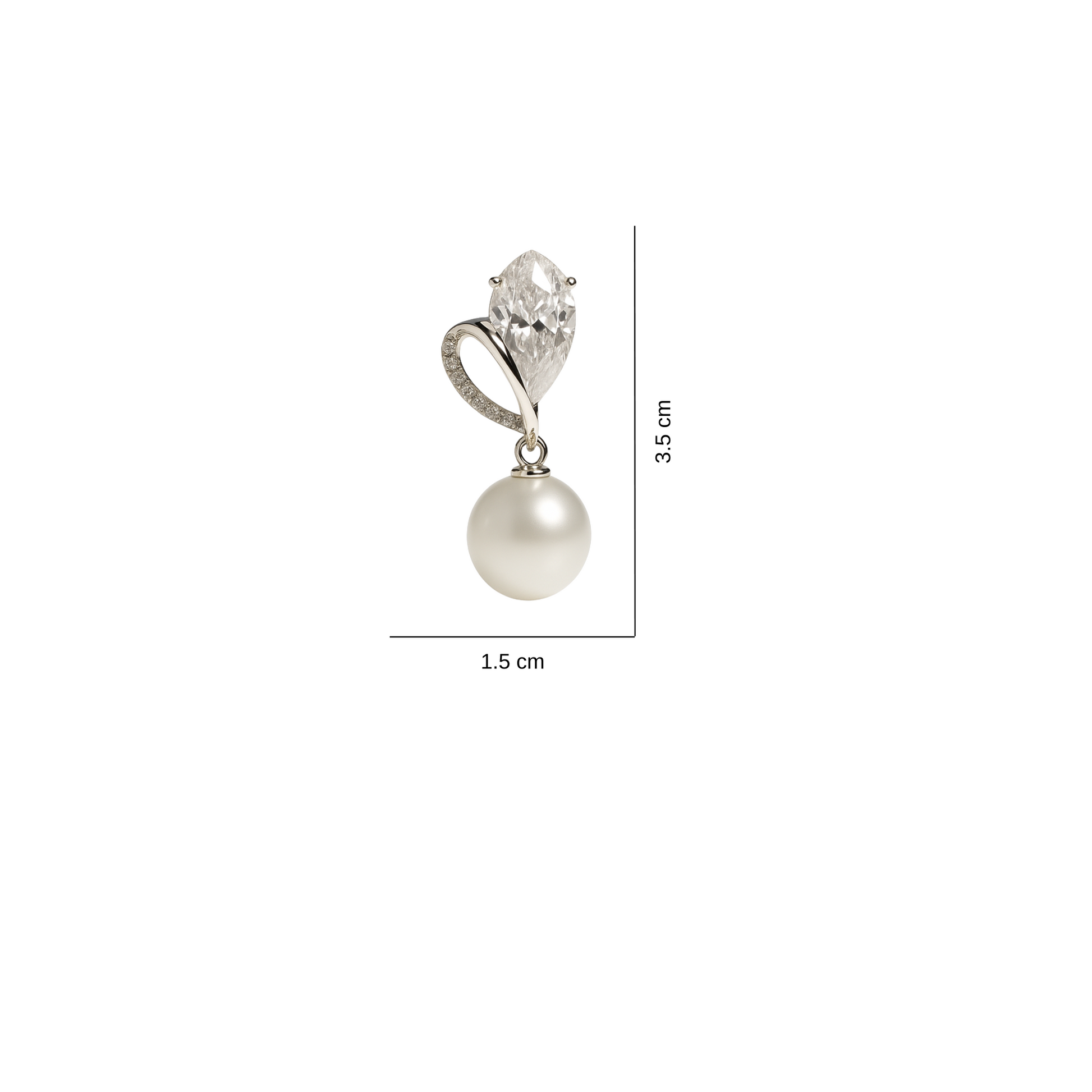 Marquise Pearl Drop